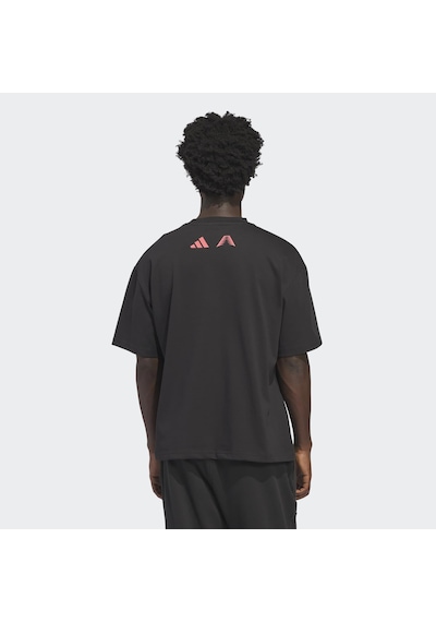 Adidas Anthony Edwards Dawg Erkek Siyah Tişört Jz9447 Siyah