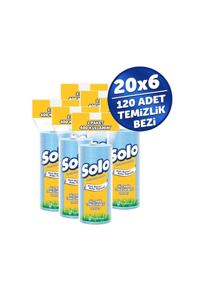 Hijyenik Temizlik Bezi 6'lı Gri