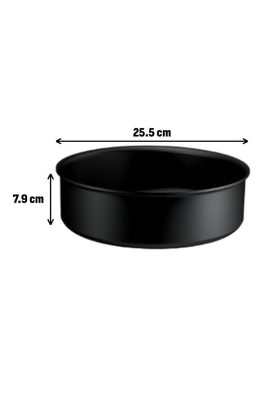 Tefal Excellence+ Fusion Core 9x Mix Kısa Tencere - 24 Cm 001 Siyah