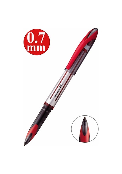 Pilot Kalem 1 Adet Uniball Air 0.7 Mm Roller Pilot Kalem Uba-188-l Broad Roller Uçlu Likit Mürekkepli Pilot Kalem Kırmızı