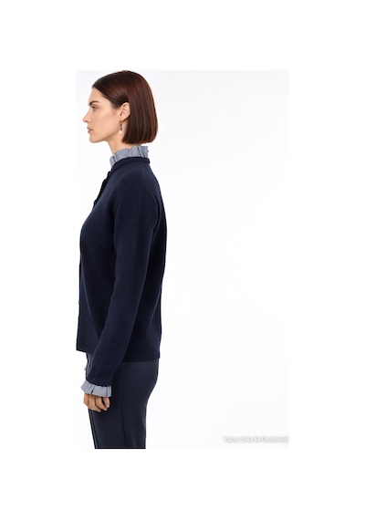 Yargıcı Regular Bisiklet Yaka Uzun Kol Hırka 26kktr2118x 004 Lacivert