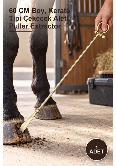 1 Adet Pirinç Kerata Çekecek 60 Cm Boy, Kerata Tipi Çekecek Aleti, Puller Extractor