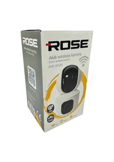Rose Ahd-30150 İç Ortam Akıllı Wireless Kamera 360derece Hareketli Çift Kameralı Rose Ahd-30150 İç Ortam Akıllı Wireless Kamera 360derece Hareketli Çift Kameralı