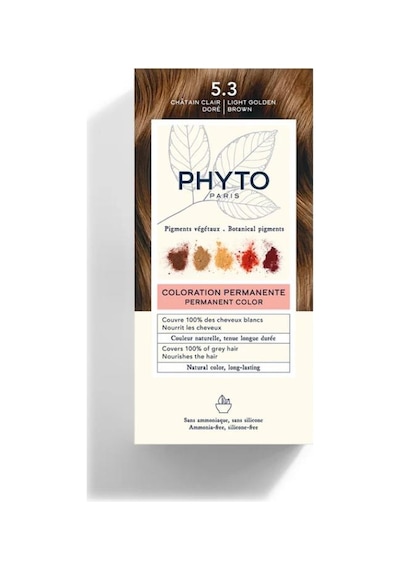 Phyto Color Bitkisel Saç Boyası - 5.3 - Açık Kestane Dore