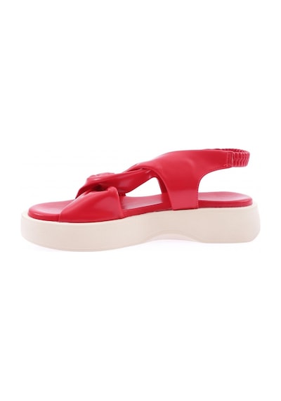 Dgn 4848-22y Kadin Kalin Bantli Sandalet 4848-2027-R0766 Kırmızı