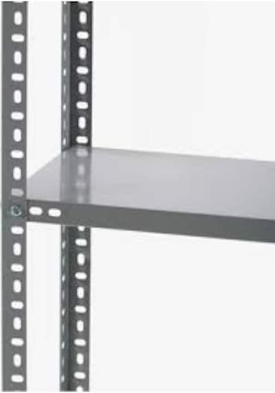 Raf Burada  4 Katlı Galvaniz Çelik Raf - Depo, Arşiv, Kiler, Dosya, Market Rafı-43x93x100 cm- 1.00 mm