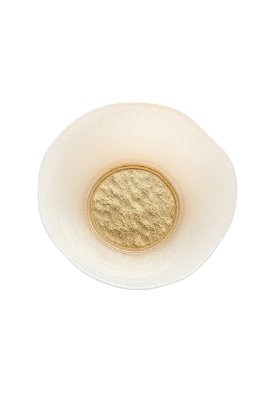 Emsan Golden 2 Parça Cam Konik Kase 21 Cm Gold