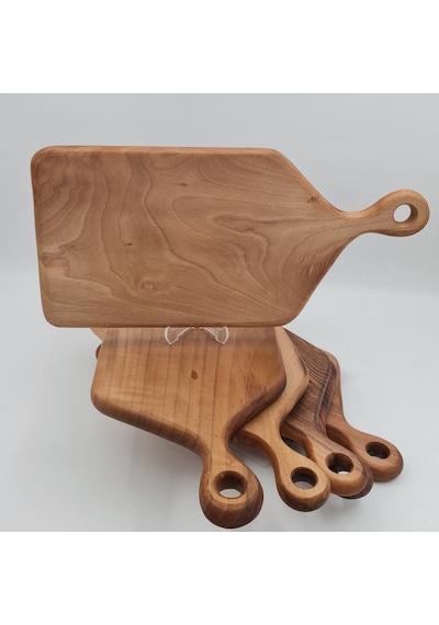 Sunum ve Kesim Tahtası Ceviz Ağacı Steak 41X19 CM Kişiye Özel Tas