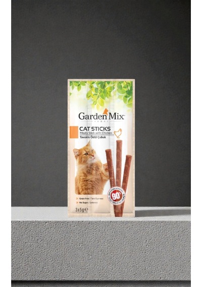 Garden Mix Tavuklu Kedi Stick 3x5 G