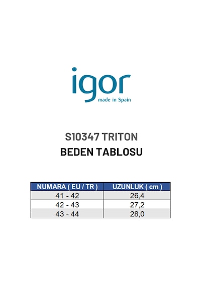 Igor Triton Erkek Terlik - Siyah S10347-002