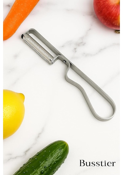 Lüks Yan Soyacak, Sebze, Domates, Patates Soyacağı, Paslanmaz Çelik Ergonomik Mutfak Soyacağı, Meyve Ve Sebze İçin Dayanıklı Soyacak, Kolay Temizlenebilir Soyma Aleti 1