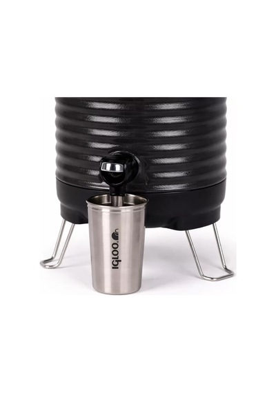 Çelik Family Termos - Igloo - Barrel - 5 Lt - Siyah - 205865 Çok Renkli