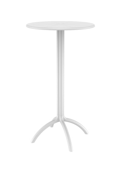 Asmasa44 Siesta Octopus 108 CM Bar Masa Beyaz
