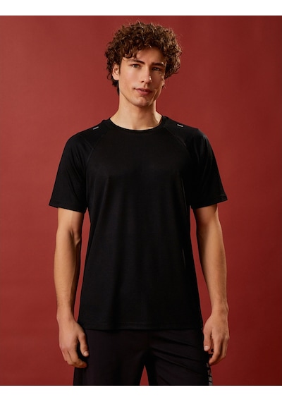 Koton Baskılı Spor Tişört Dikiş Detaylı Bisiklet Yaka Reglan Kol Siyah 3Sam10103Nk 3Sam10103Nk999 Siyah Koton Baskılı Spor Tişört Dikiş Detaylı Bisiklet Yaka Reglan Kol Siyah 3Sam10103Nk 3Sam10103Nk999 Siyah