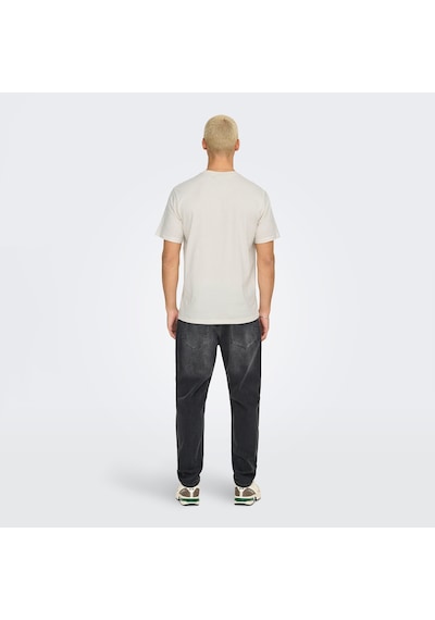 Only & Sons Dawson Erkek Krem Tişört 22033190-cd Krem