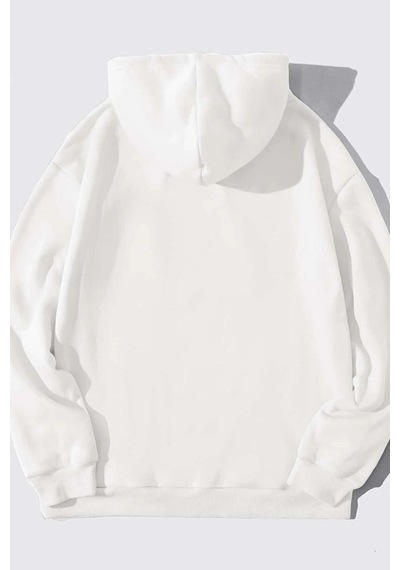 Uyguntarz Unisex Michelangelo Baskılı Sweatshirt beyaz