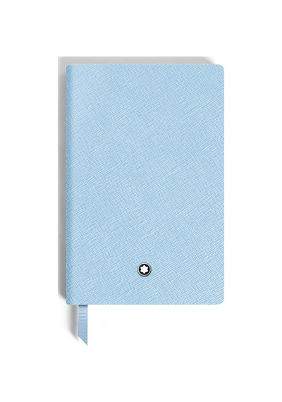 Montblanc Saffiano Deri Açık Mavi Küçük Boy Defter 135032