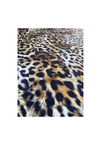 Su İtici Mikro Kumaş En 150 Cm Hasemalık Yağmurluk Outdoor 010 - 1 Kahverengi Leopar