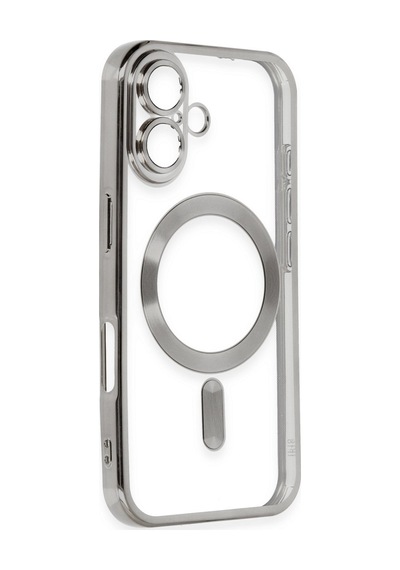 Apple iPhone Uyumlu  16 Uyumlu Kılıf Kross Magneticsafe Kapak - Titan Gri