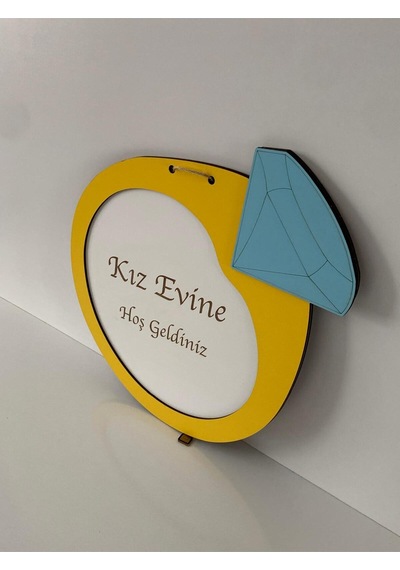 Kız Evi Hoşgeldiniz Kapı Süsü