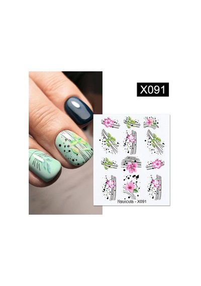 Su Transferli Nail Art Sticker X091 52340-11