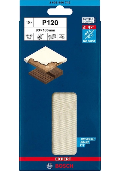 Bosch M480 93x186 Mm 120 Kum Elek Telli Ağ Zımpara 2608900745