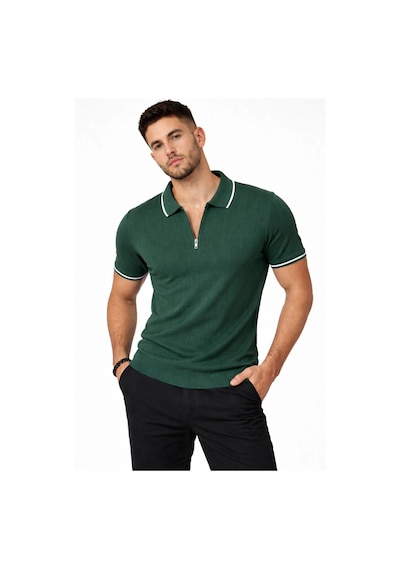 Wear Vexel Erkek Yazlık Dokuma Triko Tişört Fermuarlı Polo Yaka Kısa Kol T-shirt - Yeşil Çok Renkli Wear Vexel Erkek Yazlık Dokuma Triko Tişört Fermuarlı Polo Yaka Kısa Kol T-shirt - Yeşil Çok Renkli