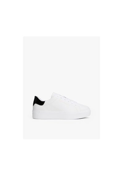 Tommy Hilfiger Chıc Platform Cupsole Patent-9557 White