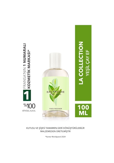 Yves Rocher La Collection Yeşil Çay Eau Fraîche Kadın Parfüm 100 Ml Çiçeksi