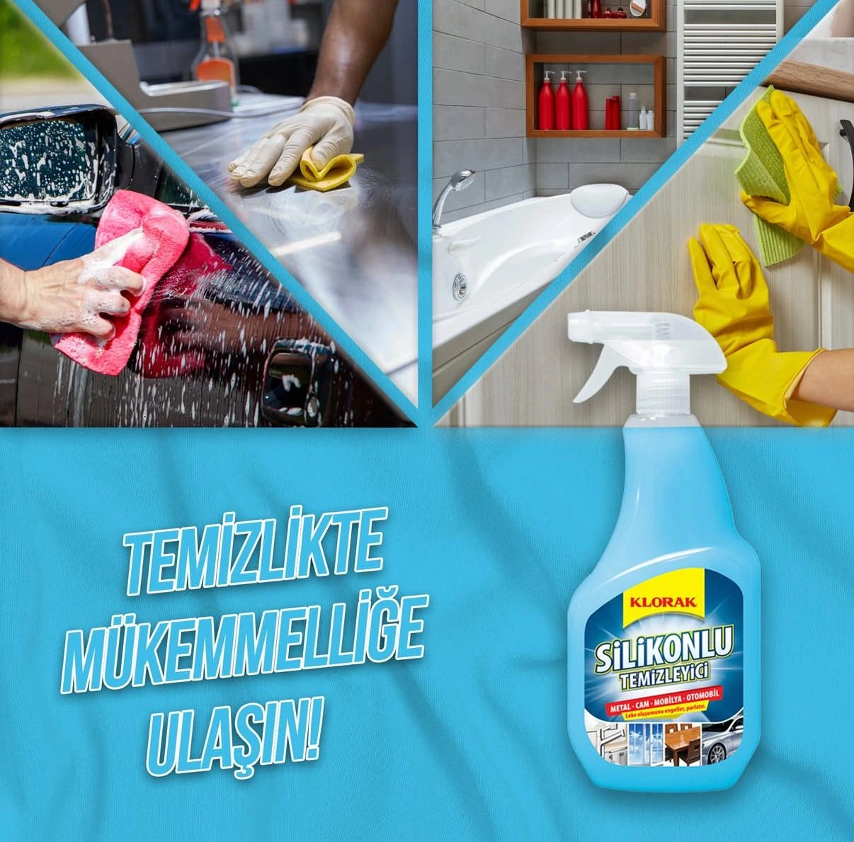 Avantajlı Bahar Temizlik Genel Temizlik Ürünleri 8'li