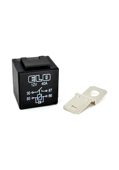 12v 40a Mini Röle 4 Terminalli Diyotlu Röle Elo 710140113