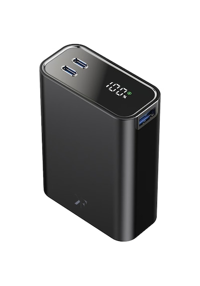 Pw501 20.000 Mah Dijital Göstergeli 2 Adet 45w Type-c Ve 22.5w Usb Çıkışlı Şarj Pd Hızlı Şarj Powerbank - Siyah Diğer