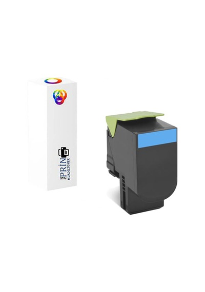 Lexmark 80c8sce /lexmark Cx410e Uyumlu Mavi Uyumlu Toner 2000 Syf
