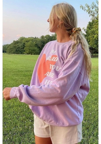 Madmext Mad Girls Lila Sweatshirt Mg1224