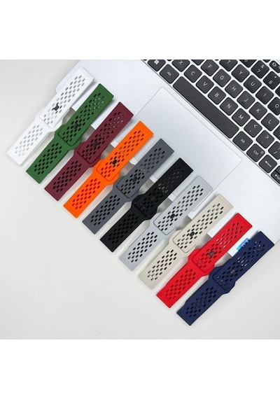 Huawei İle Uyumlu Air Loop 22mm Kordon Gt6/gt6 Pro/gt5/gt5 Pro/gt4/gt3/gt3 Pro/gt2/gt2 Pro 46mm İçin Pin-and-tuck Toka Gt6 Pro Kordon Yumuşak Doku Nefes Alabilen Delikli Gt6 Kordonu Çok Renkli