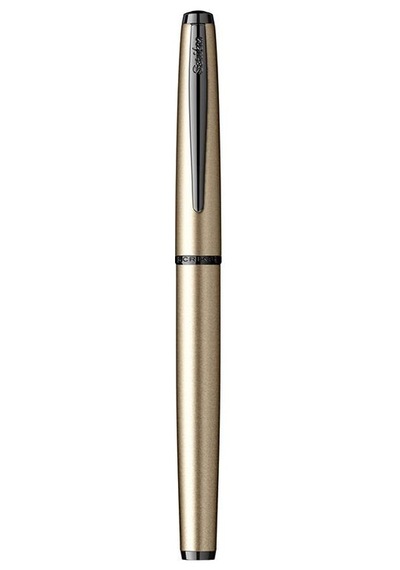 Scrikss Metropolis Roller Kalem Kristal Kutu Saten Gri 78ms Bej