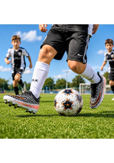 Çocuk Futbol Kramponu 31-35 Numara Turuncu