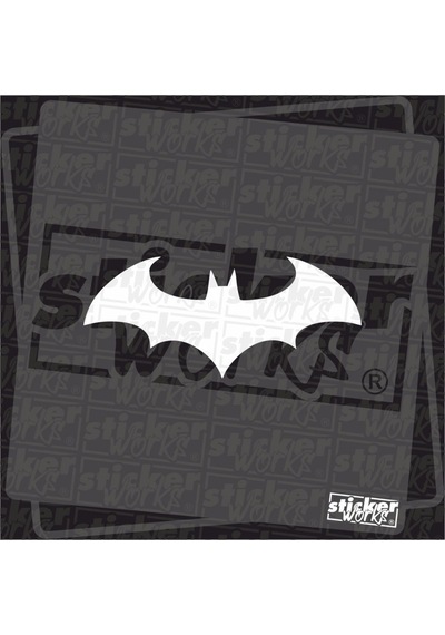 Batman Hologram Sticker Beyaz