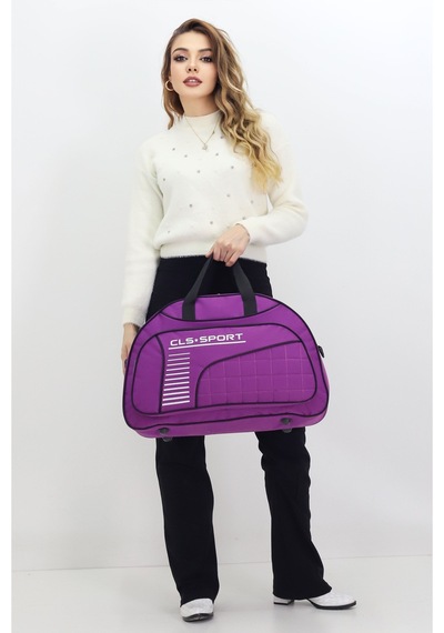 Probag Mor Spor Ve Seyahat Ayakkabı Bölmeli, Su Geçirmez, Omuz Askılı Sprocu Çantası Açık Mor