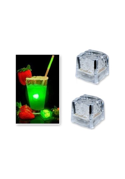 Led Işıklı Buz Küpleri Şeffaf
