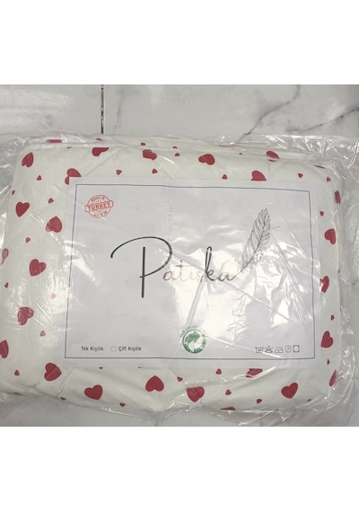 Patiska Polycotton Tek Kişilik Desenli Silikon Yorgan 155x215 Çok Renkli