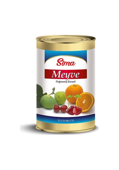 Sima Doğranmış Karışık Meyve Şekerleme Tutti Frutti 5 Kg