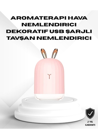 Ultrasonik Hava Nemlendirici 200 Ml Aroma Difüzör Led Semeglbl - 13 Işıklı Sessiz