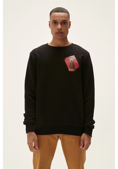 Bad Bear HERE Erkek Sweatshirt Siyah