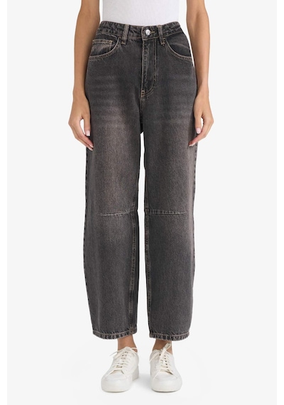 Defacto Barrel Fit Yüksek Bel Bilek Boy Jean Yıkamalı Pantolon F7691ax25aunm36 Antrasit-nm36 Defacto Barrel Fit Yüksek Bel Bilek Boy Jean Yıkamalı Pantolon F7691ax25aunm36 Antrasit-nm36