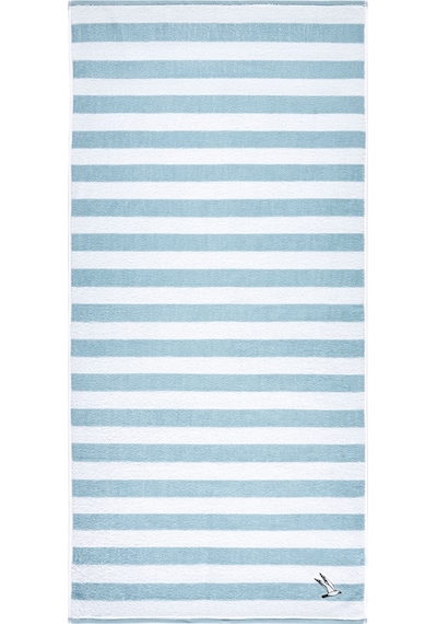 Özdilek Tarzy Line Nakışlı Plaj Havlusu 70x150 Cm MAvi