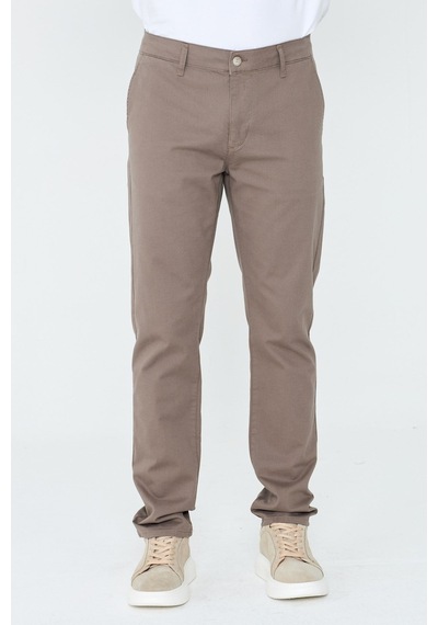 Vizon Regular Fit Erkek Chino Pantolon VİZON