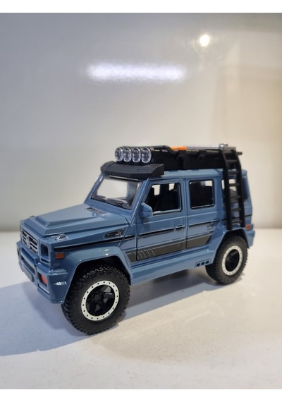 Mavi Renkli Lüx Metal Jeep Işıklı Ve Sesli Oyuncak Araba 17.5 Cm Diğer