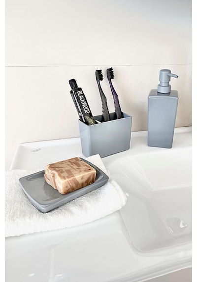 Primanova Biga Banyo Seti - Gri Gri