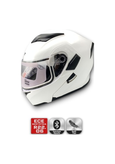 Rs2 Kask Çene Açılır Güneş Vizörlü G-white M Kask370whtm Beyaz